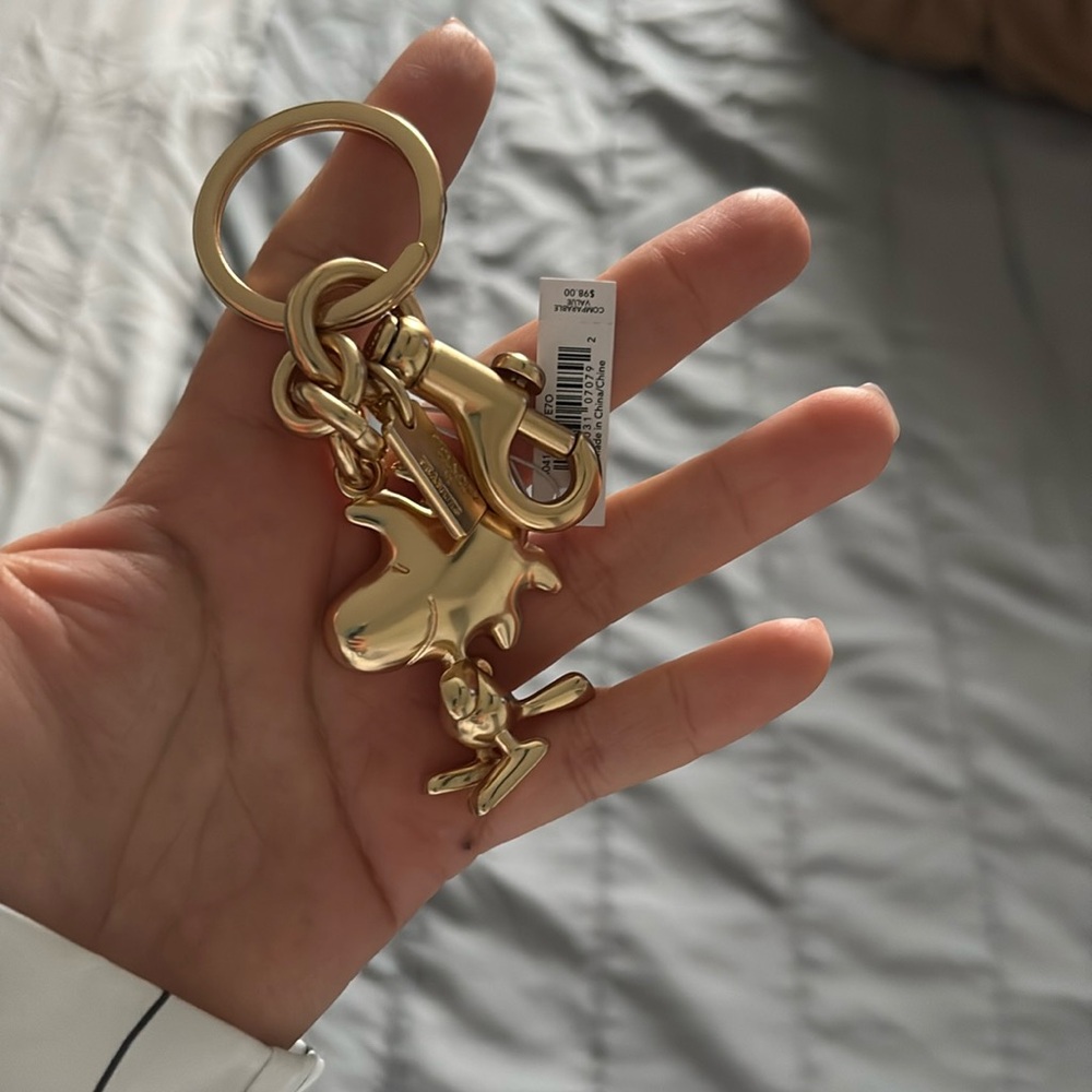 Coach Woodstock keychain